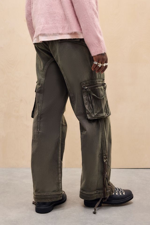 Jaded London Khaki Verblasste Trooper Cargohose #3