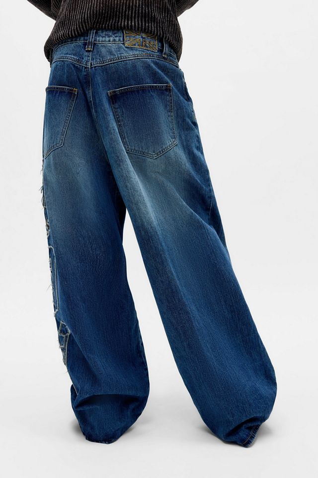 Jaded London LDN Appliqué XL Colossus Jeans #4