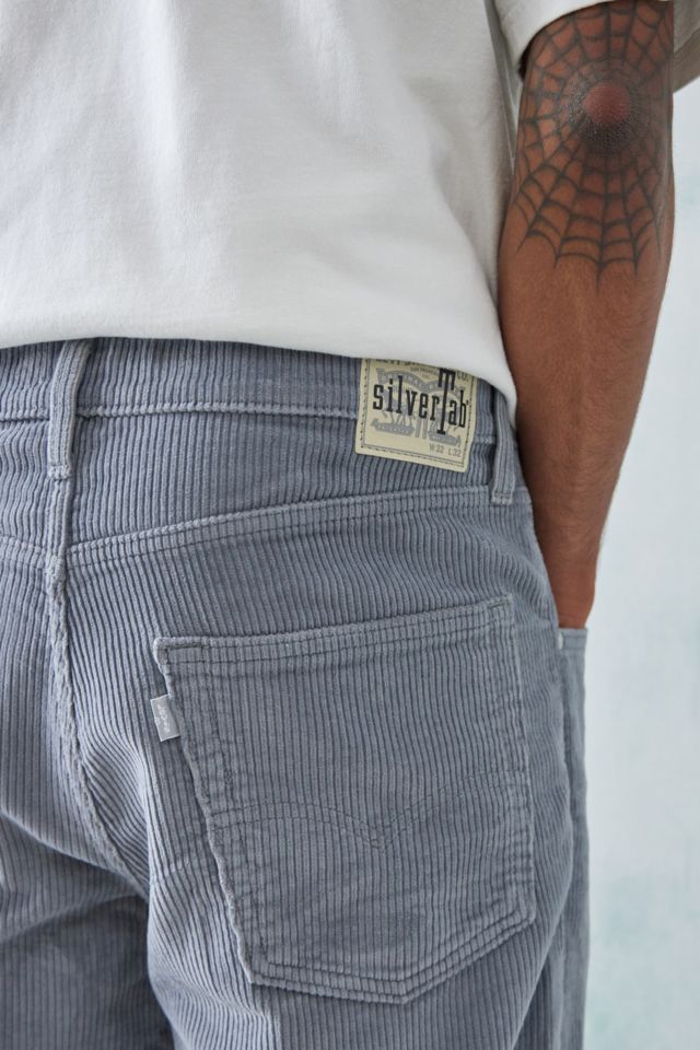 Levi's Grey Silvertab Loose Corduroy Jeans | Urban Outfitters UK