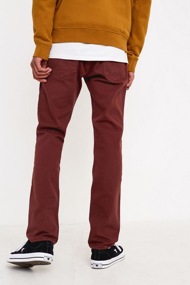 Wrangler Greensboro Borgogna Regular Fit Jeans #3