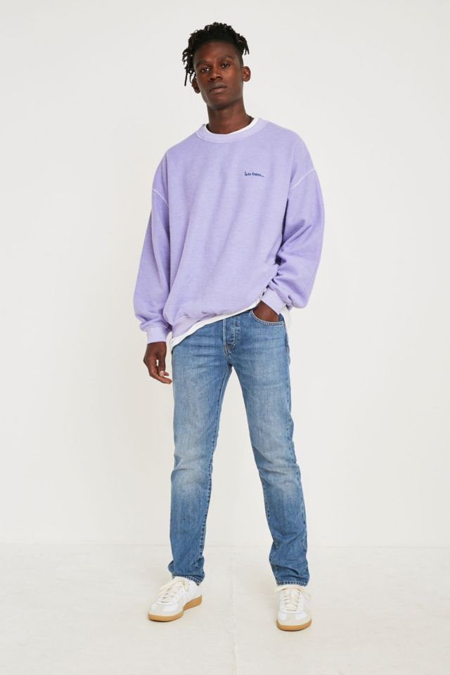 Edwin ED-55 Mid Coal Blue Relaxed Tapered Jeans | Urban Outfitters UK