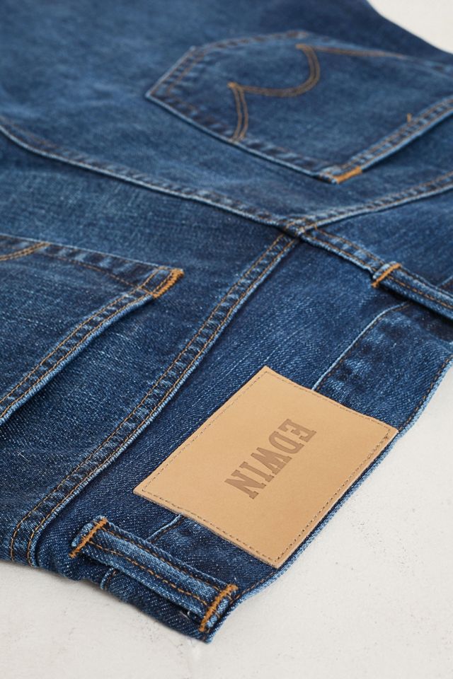 Edwin ED-80 Mid Wash Blue Slim Tapered Jeans #5