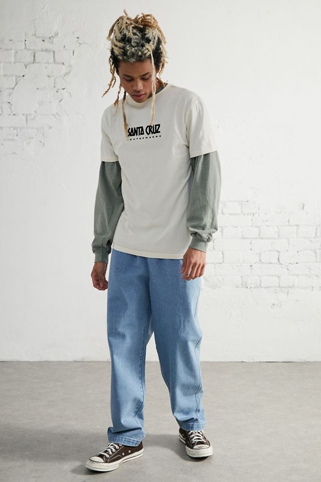 Santa Cruz Stone Wash Denim Local Drawstring Pants #1