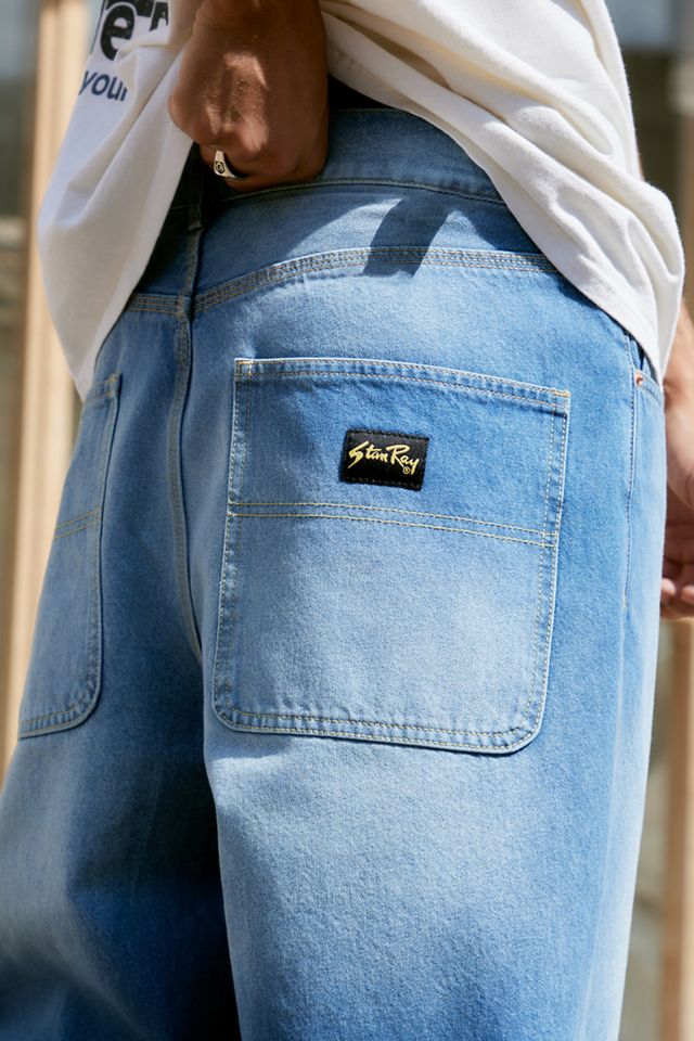 Stan Ray UO Exclusive Blue Fade Wide 5 Jeans #1