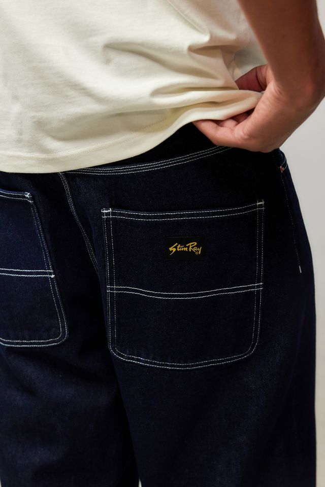 Stan Ray Rinse Wash Wide Leg Jeans #3