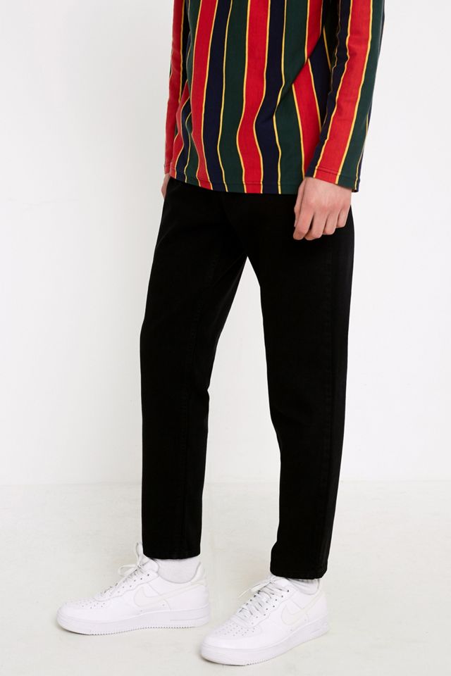 Loom Solid Black Dad Jeans  #1