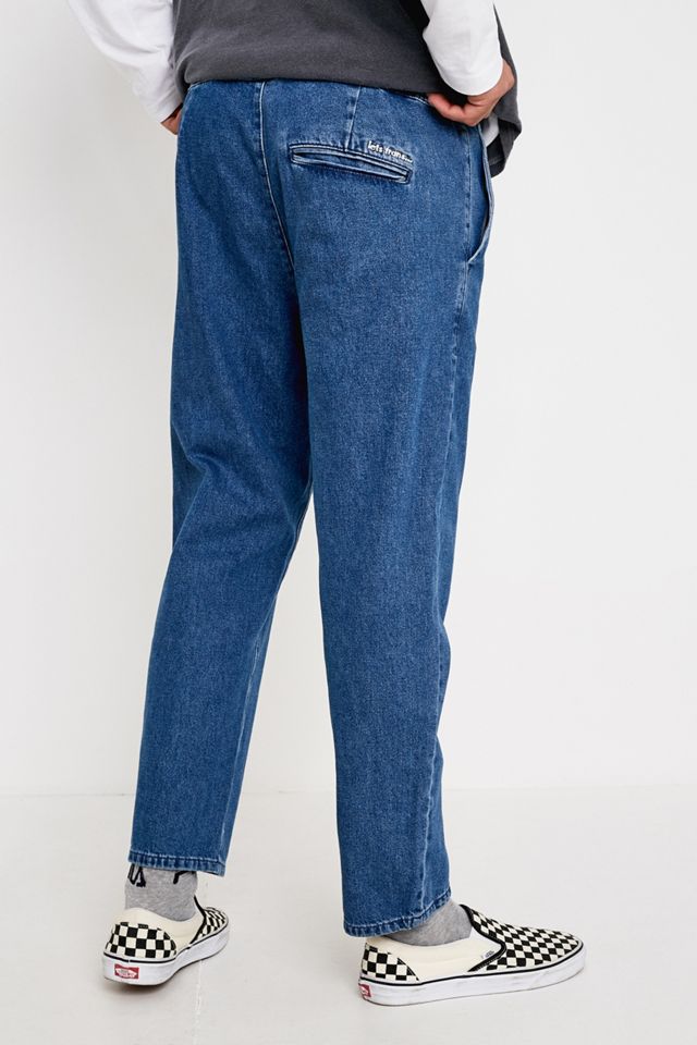 iets frans... Pantalon de Pyjama en Denim Délavé Moyen #4