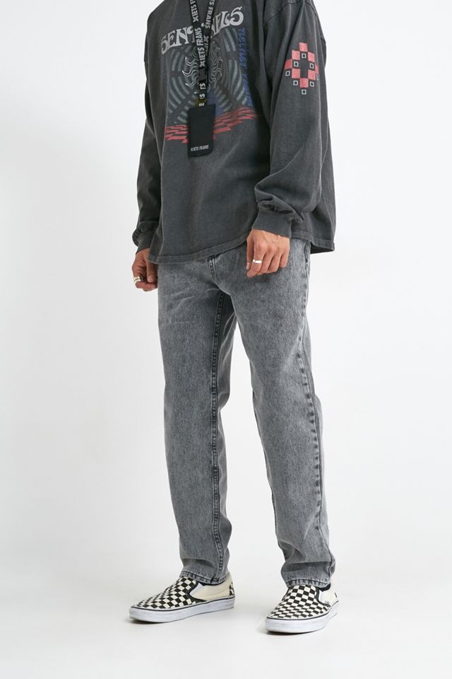 BDG Black Acid Wash Dad Jeans #1