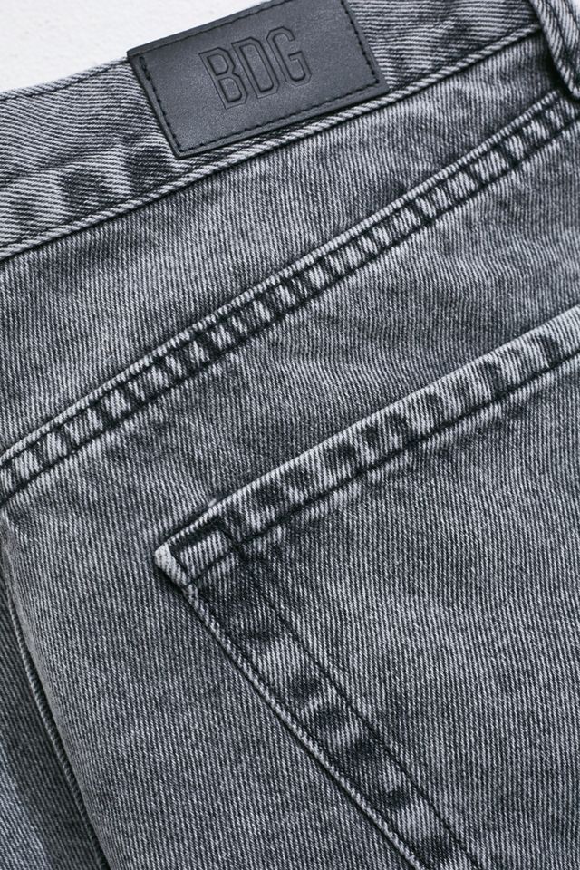 BDG Black Acid Wash Dad Jeans #3