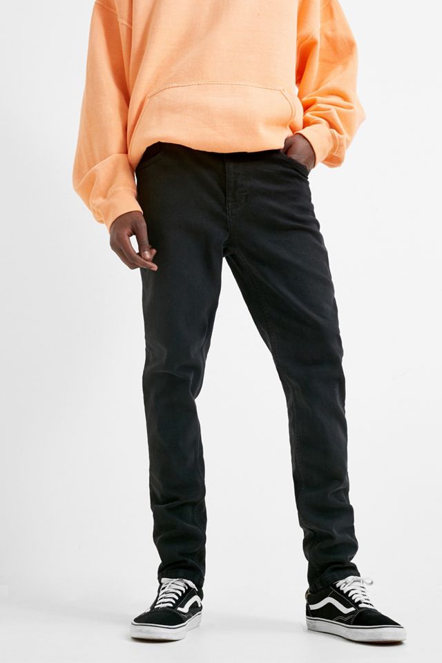 BDG Reed Solid Black Skinny Jeans #3