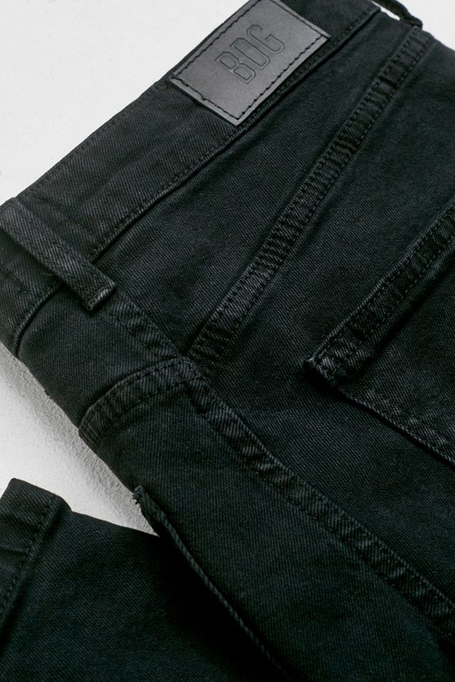 BDG Reed Solid Black Skinny Jeans #4