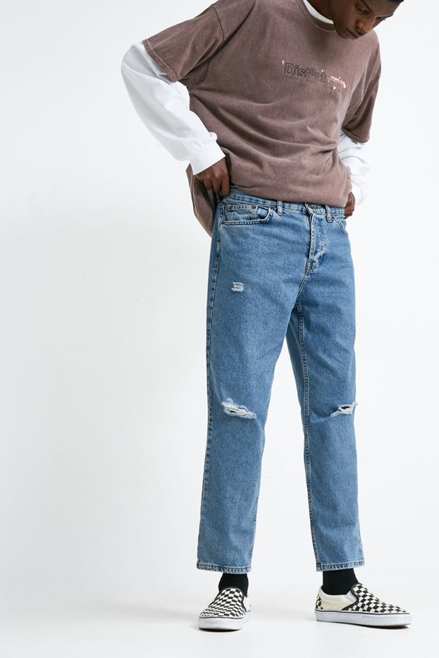 Jeans Strappati Blu Chiaro Dad BDG #1