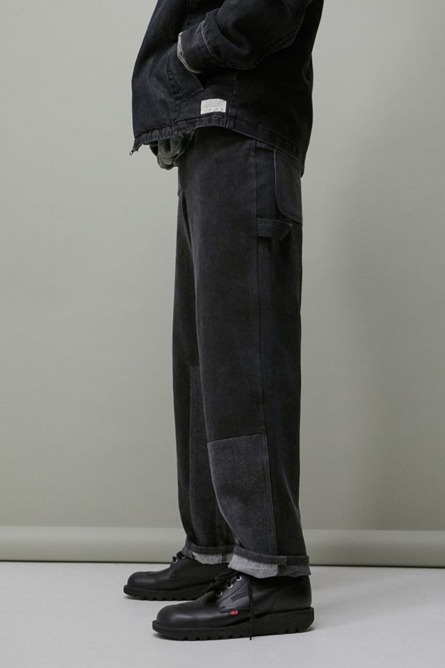 Pantaloni da Carpentiere Patchwork Neri BDG #1