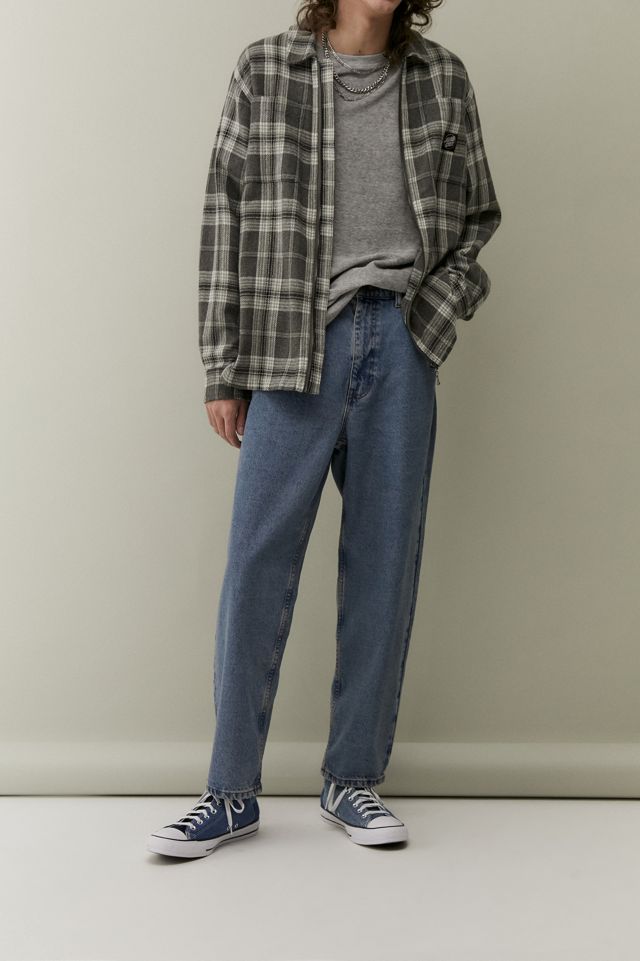BDG – Jeans in heller Waschung mit weitem Bein  #1