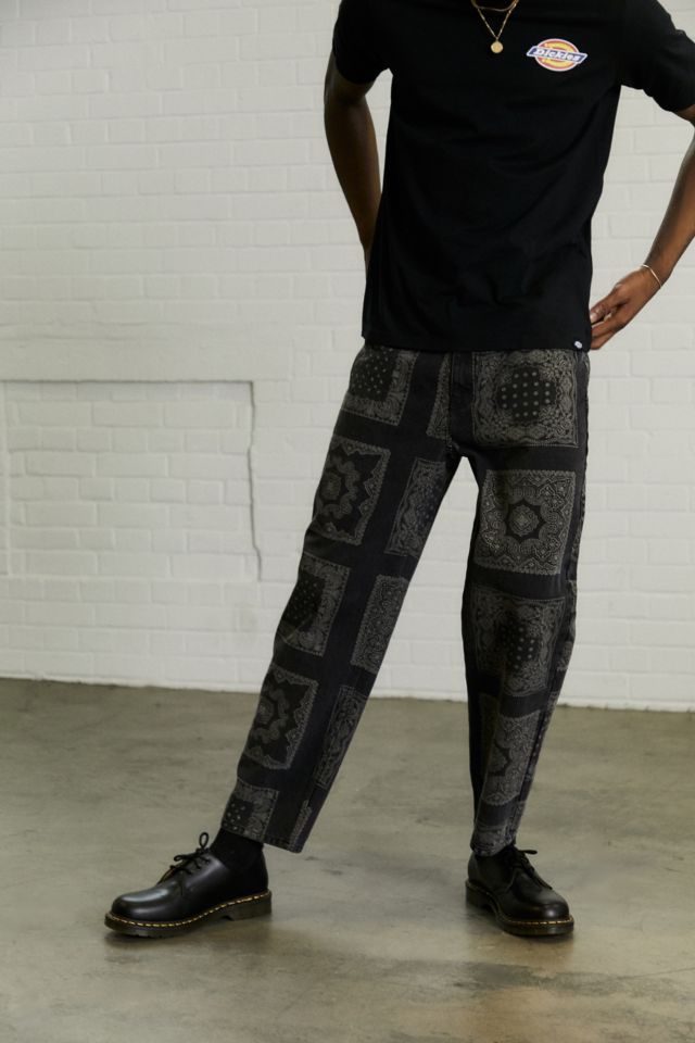 BDG Laser Print Bandana Bow Jeans #1
