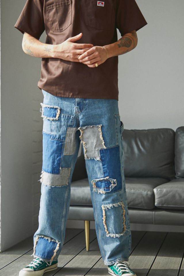 Patchwork jeans urban store outfitters