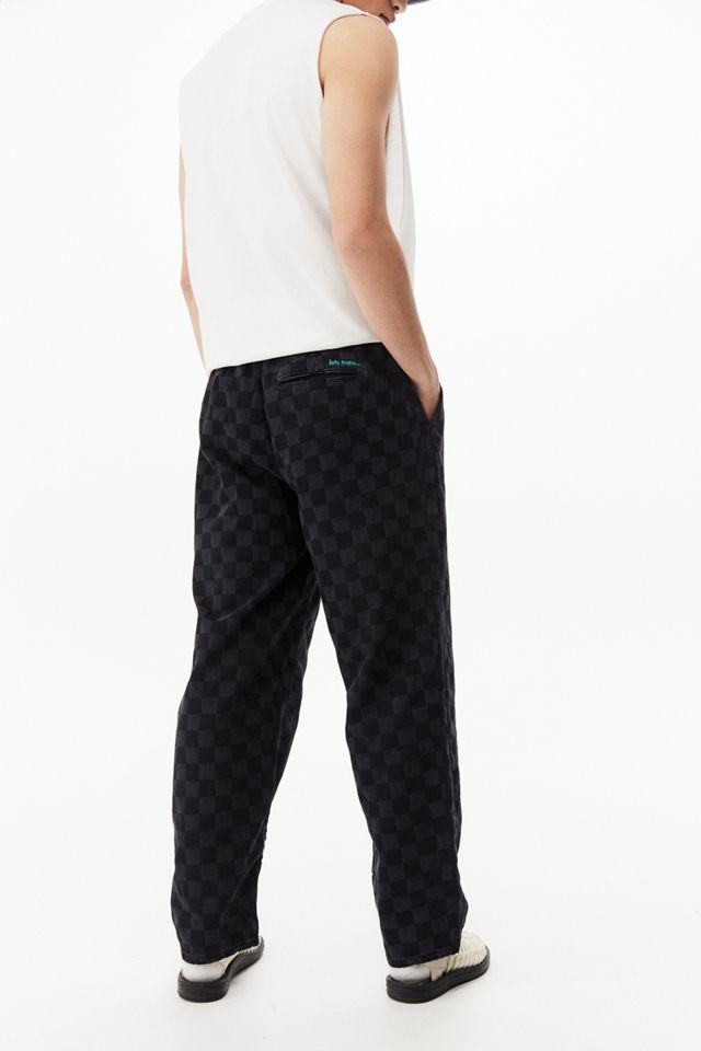 Nideen Pantaloni Da Chef Da Uomo Con Stampa A Scacchiera, In Bianco E Nero Con Elastico In Vita E Coulisse Medium 106503094 - Foto 8