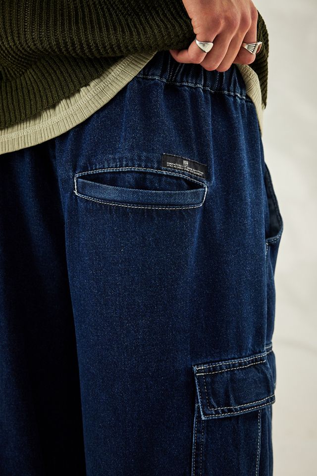 Pantaloni Cargo in Denim Sciacquato BDG #2
