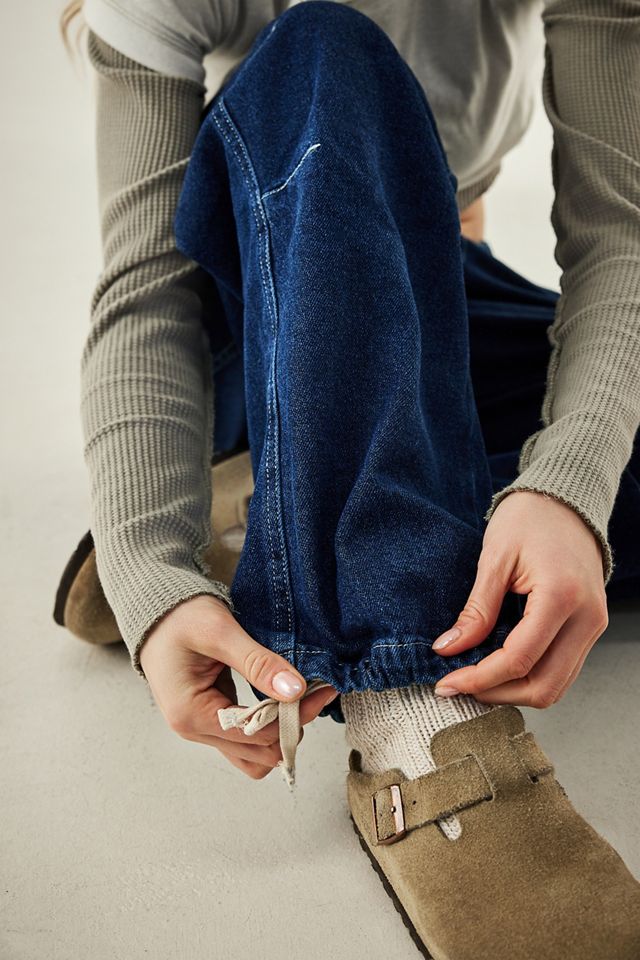 Pantaloni Cargo in Denim Sciacquato BDG #9