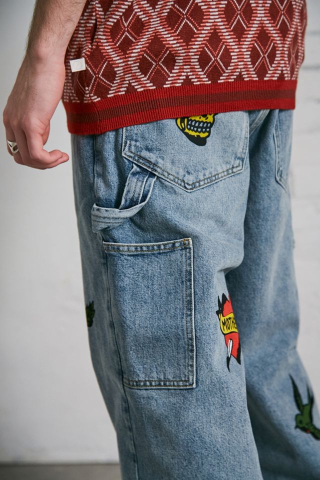 BDG – Workwear-Jeans mit Tattoo-Motiven #3