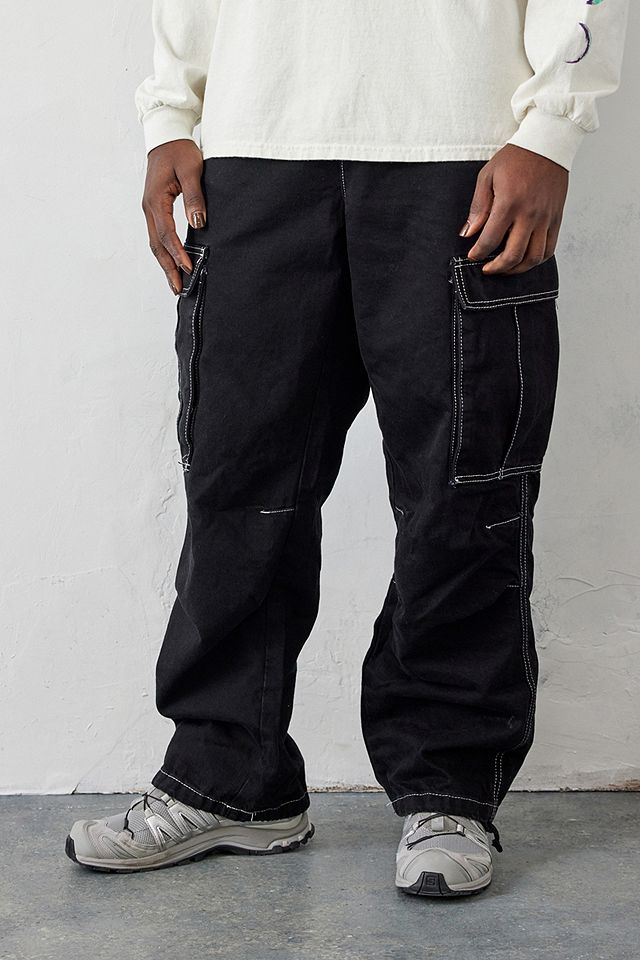 BDG Washed Black Cargo Jeans | Urban Outfitters UK