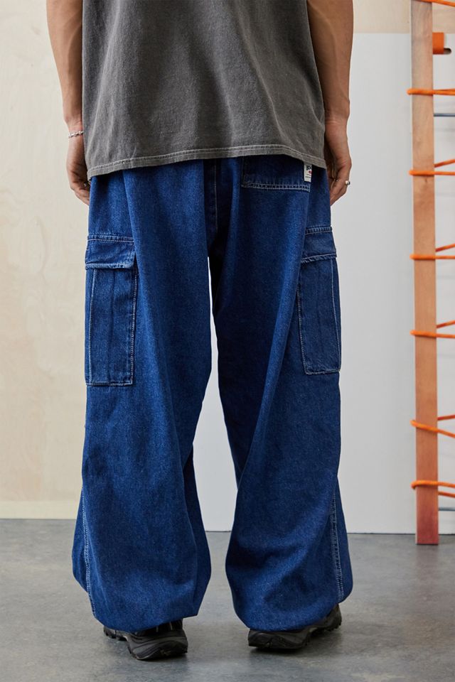 BDG Blue Denim Baggy Tech Cargo Pantaloni #2