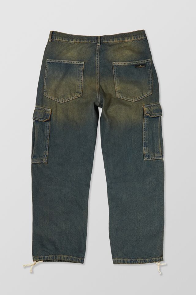 BDG Fixed Waist Denim Cargo Stone Wash Jeans #5