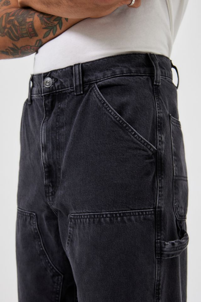 Washed Black Carpenter Jeans