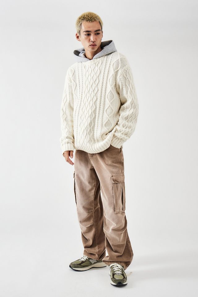 BDG Brown Corduroy Cargo Jeans  #1