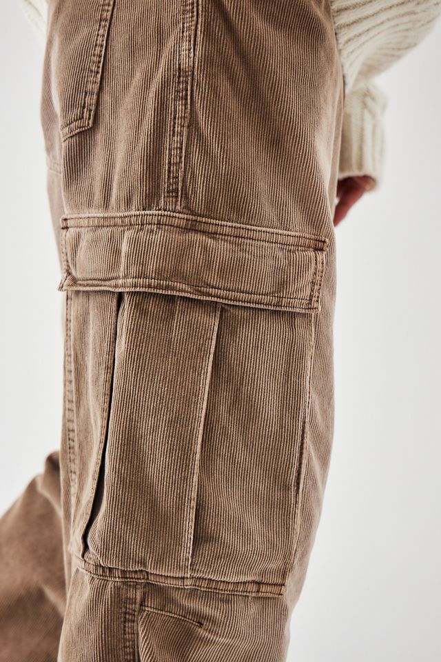 BDG Brown Corduroy Cargo Jeans  #3