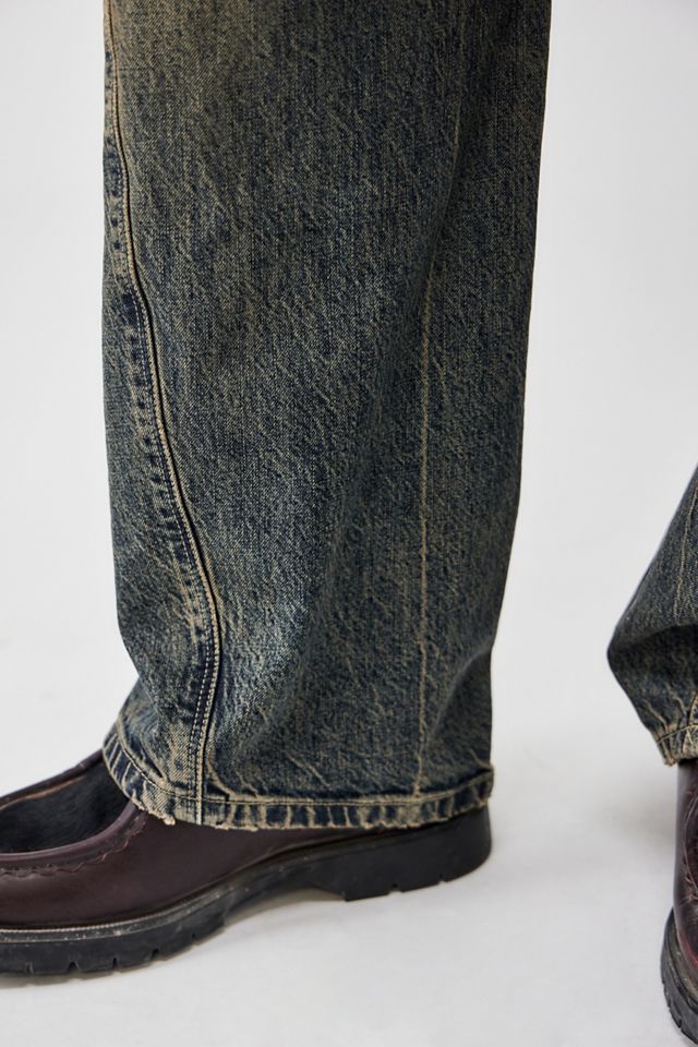 BDG – Jeans in Kianblau mit geradem Bein und gedrehter Naht in Schwarz #5