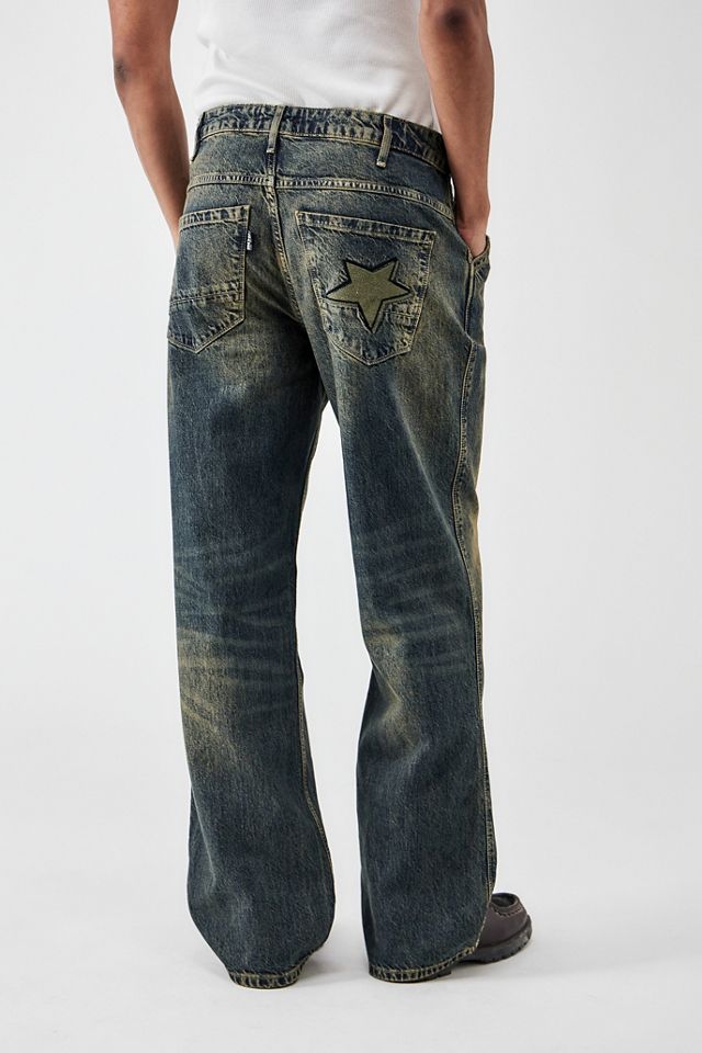 BDG Star Embroidered Bootcut Dirty Tint Jeans
 #1