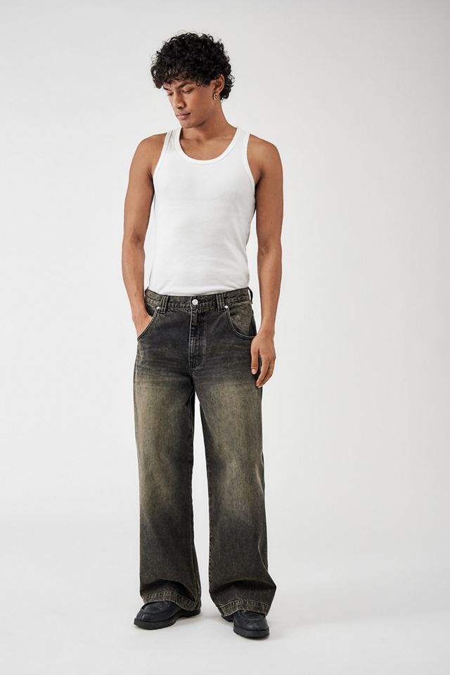 BDG Neo Skate Black Dirty Tint Jeans Urban Outfitters UK