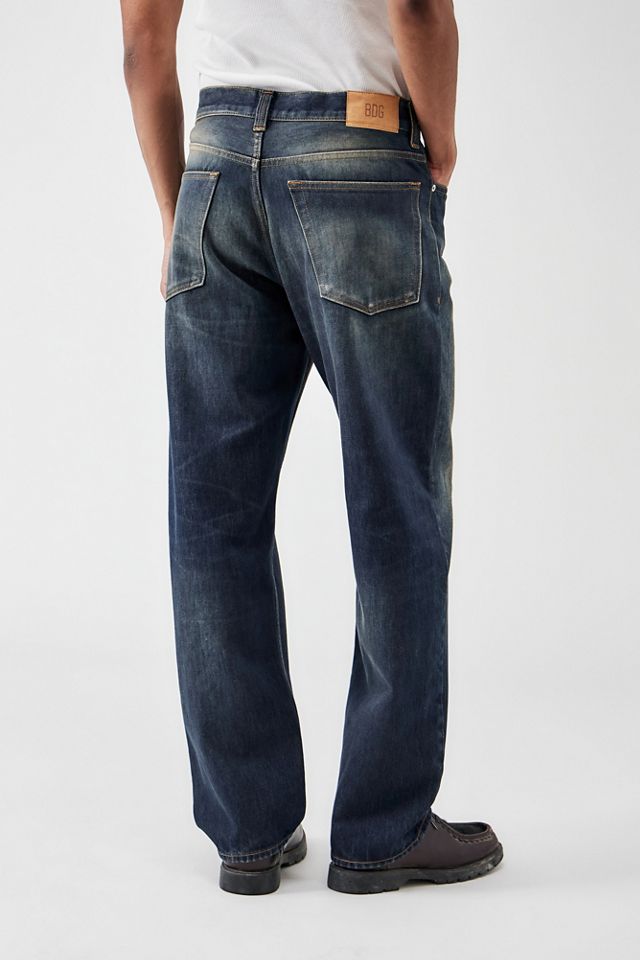 BDG Vintage Blue Straight Leg Jeans #3
