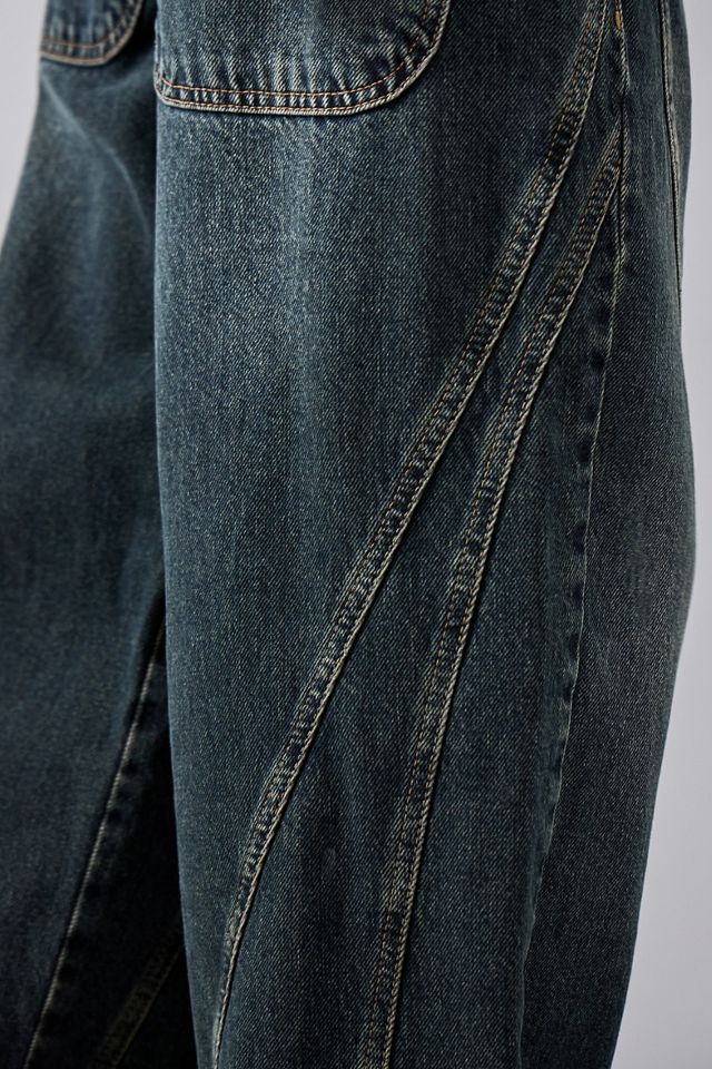BDG - Jean de skate large à coutures torsadées Neo sablé #4