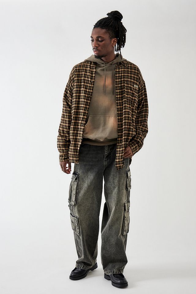 BDG Multi-Pocket Cargo Heavy Wash Jeans  #1