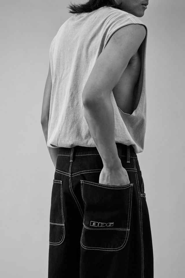 BDG Neo Skate Black Contrast Stitch Jeans  #3