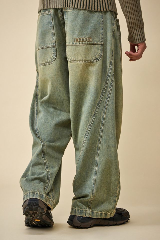 BDG Neo Twist Seam Skate Yellow Tint Jeans #3