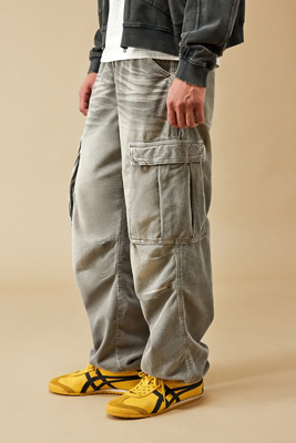★TRILLION★ Vintage Washed Corduroy Wide Cargo Pants GRAY T MUSINSA | TRILLION Vintage washed corduroy wide cargo pants
