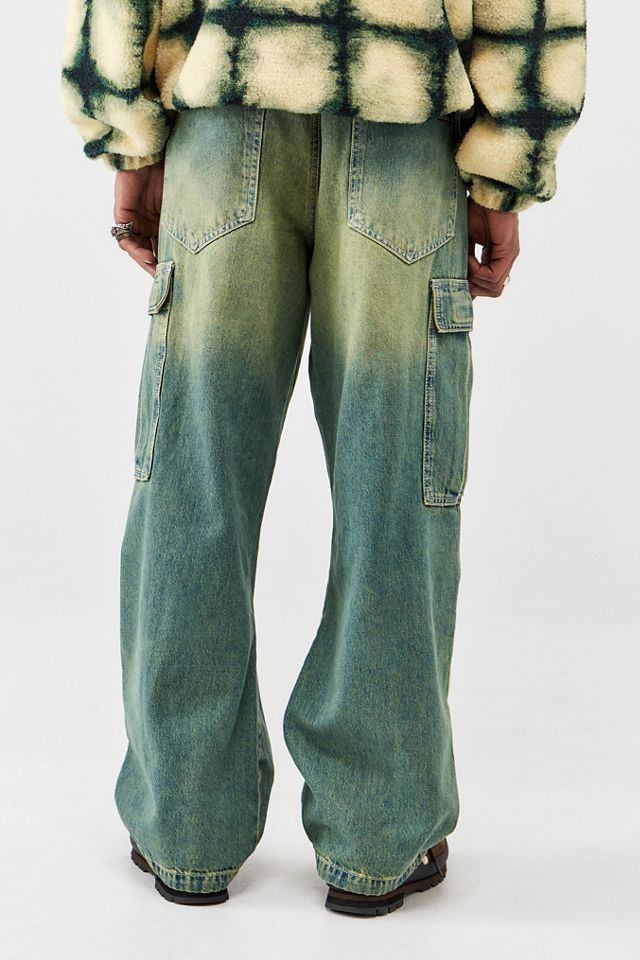 BDG Fixed Waist Extreme Wash Cargo Jeans  #3