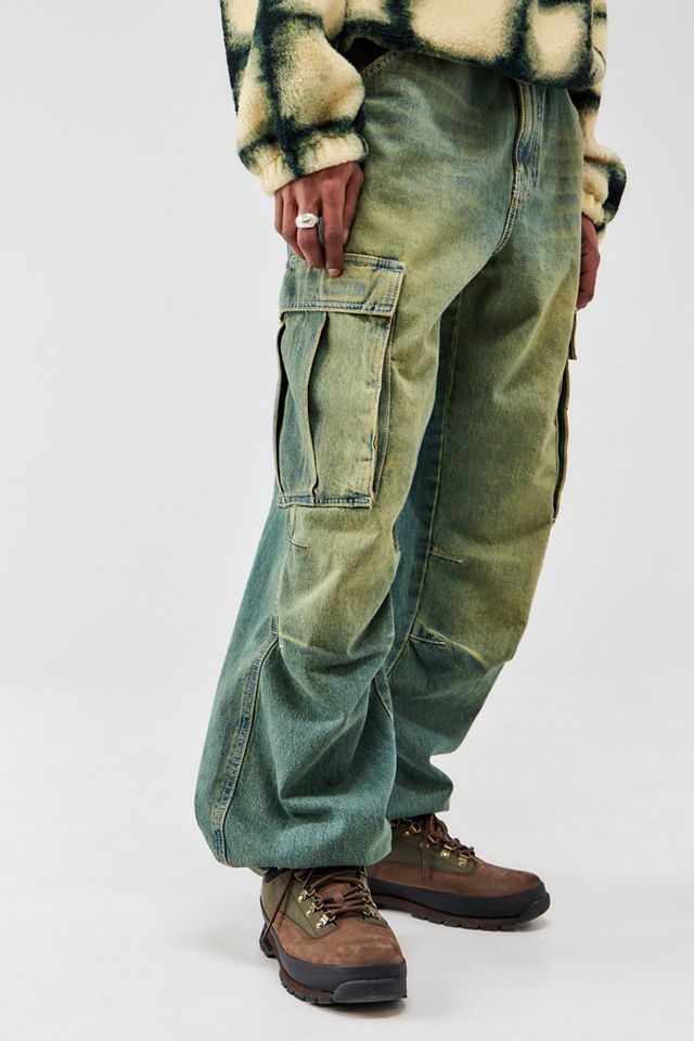 BDG Fixed Waist Extreme Wash Cargo Jeans  #4