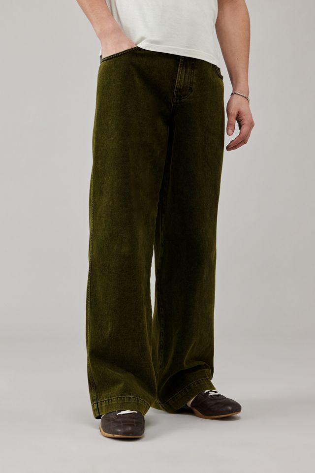 BDG Neo Overdyed Skate Slime Rinse Jeans #1