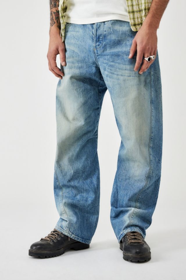 BDG Green Tint Kian Twist Seam Straight Leg Jeans | Urban Outfitters UK
