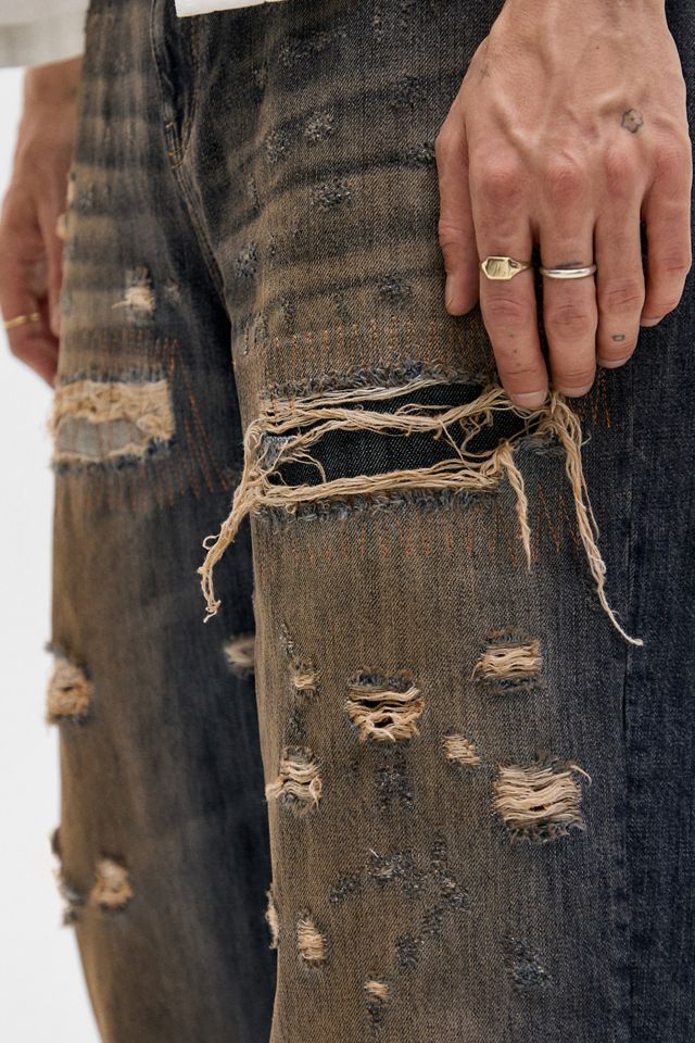 BDG Jack Brown Tint Rip Jeans #3