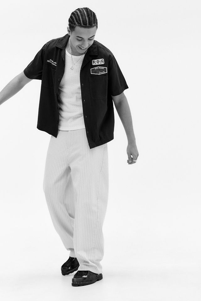BDG Ecru Jack Pinstripe Jeans #1