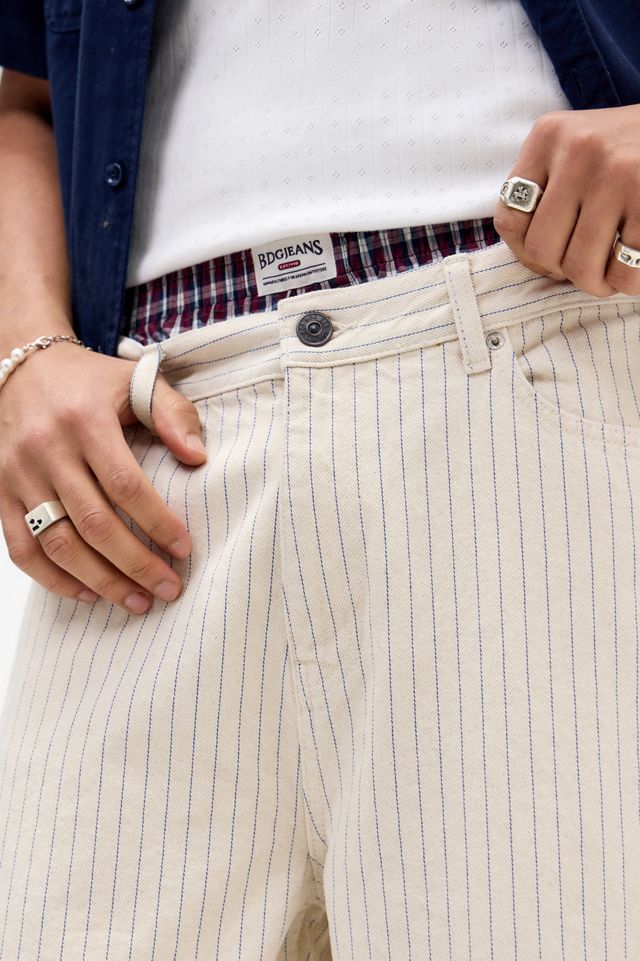 BDG Ecru Jack Pinstripe Jeans #3