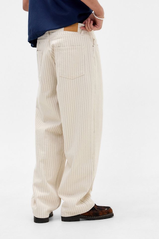 BDG Ecru Jack Pinstripe Jeans #4