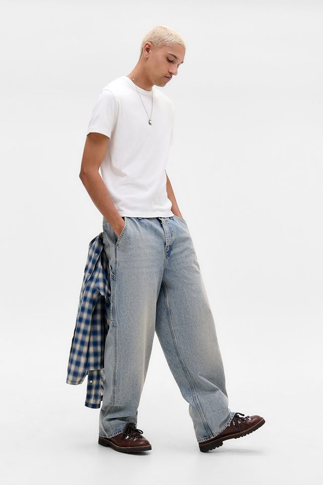 BDG Carpenter-Jeans in hellem Waschungen #1