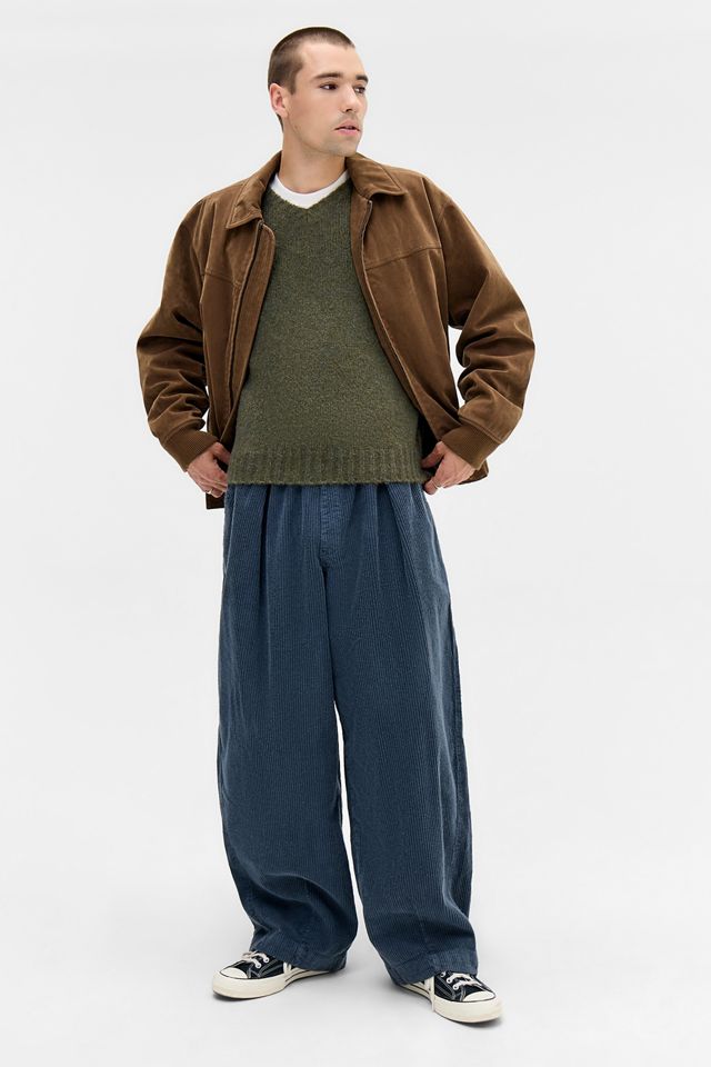 BDG Pantaloni in velluto a coste Bobbi color zaffiro #1