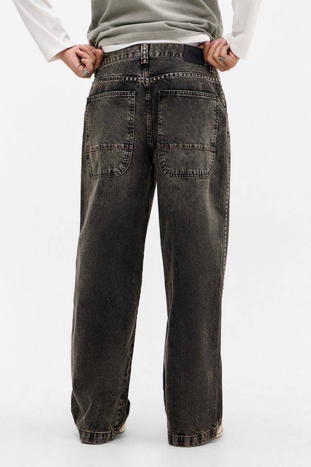BDG Neo Dunkel Getönte Jeans mit Nieten #3